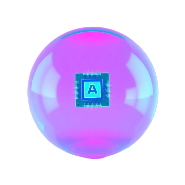 AI Products — glass illustration