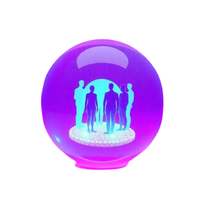Employee Behaviour — glass illustration