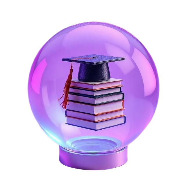 Learning — glass illustration