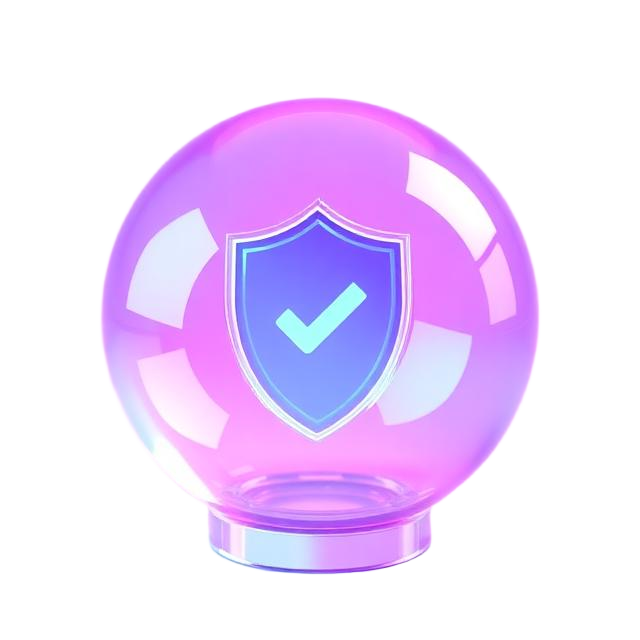Risk & Compliance — glass illustration