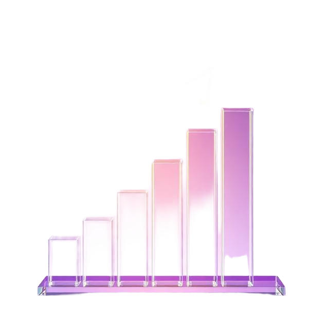 Validated Outcomes — glass illustration